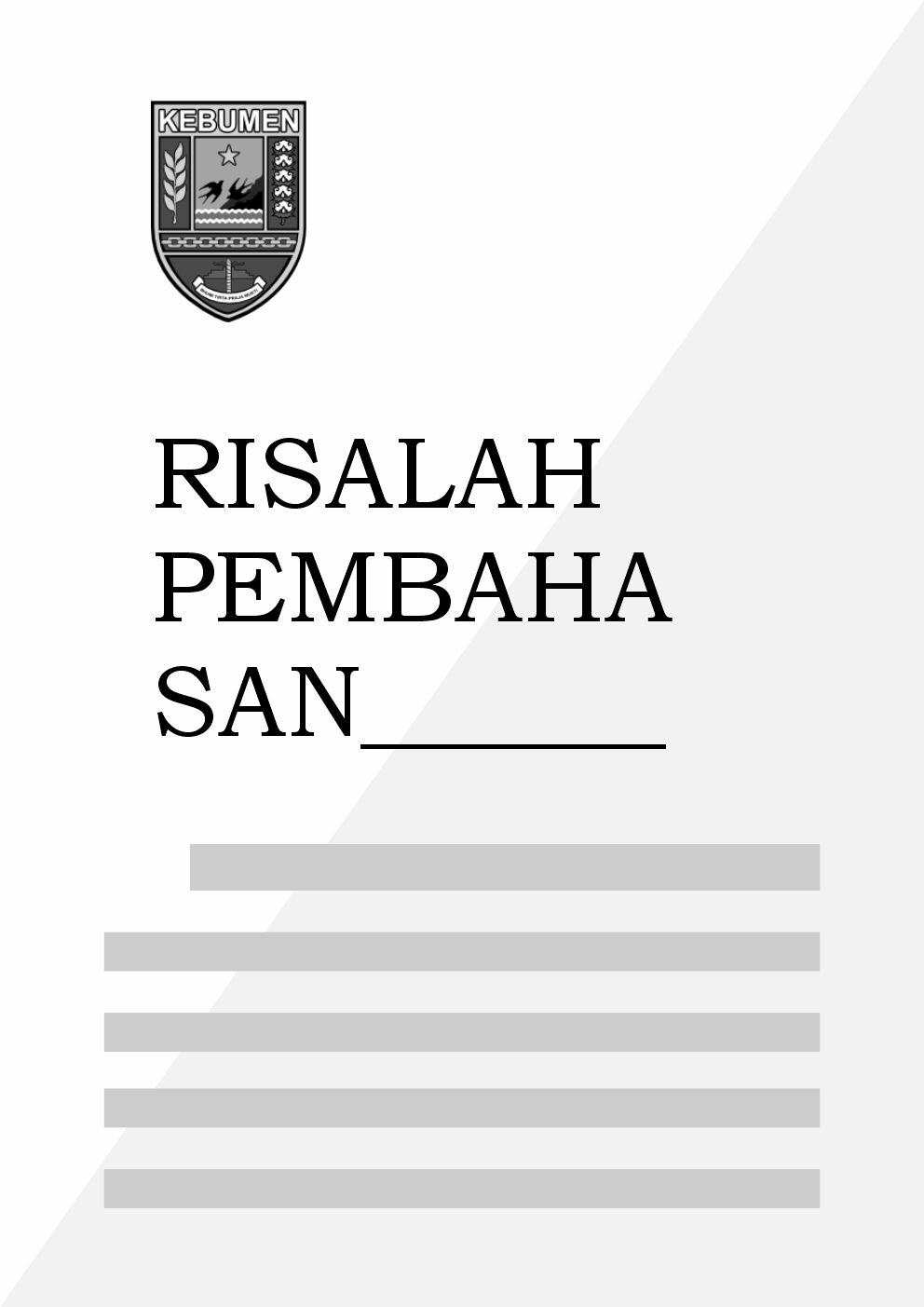 RISALAH PEMBAHASAN