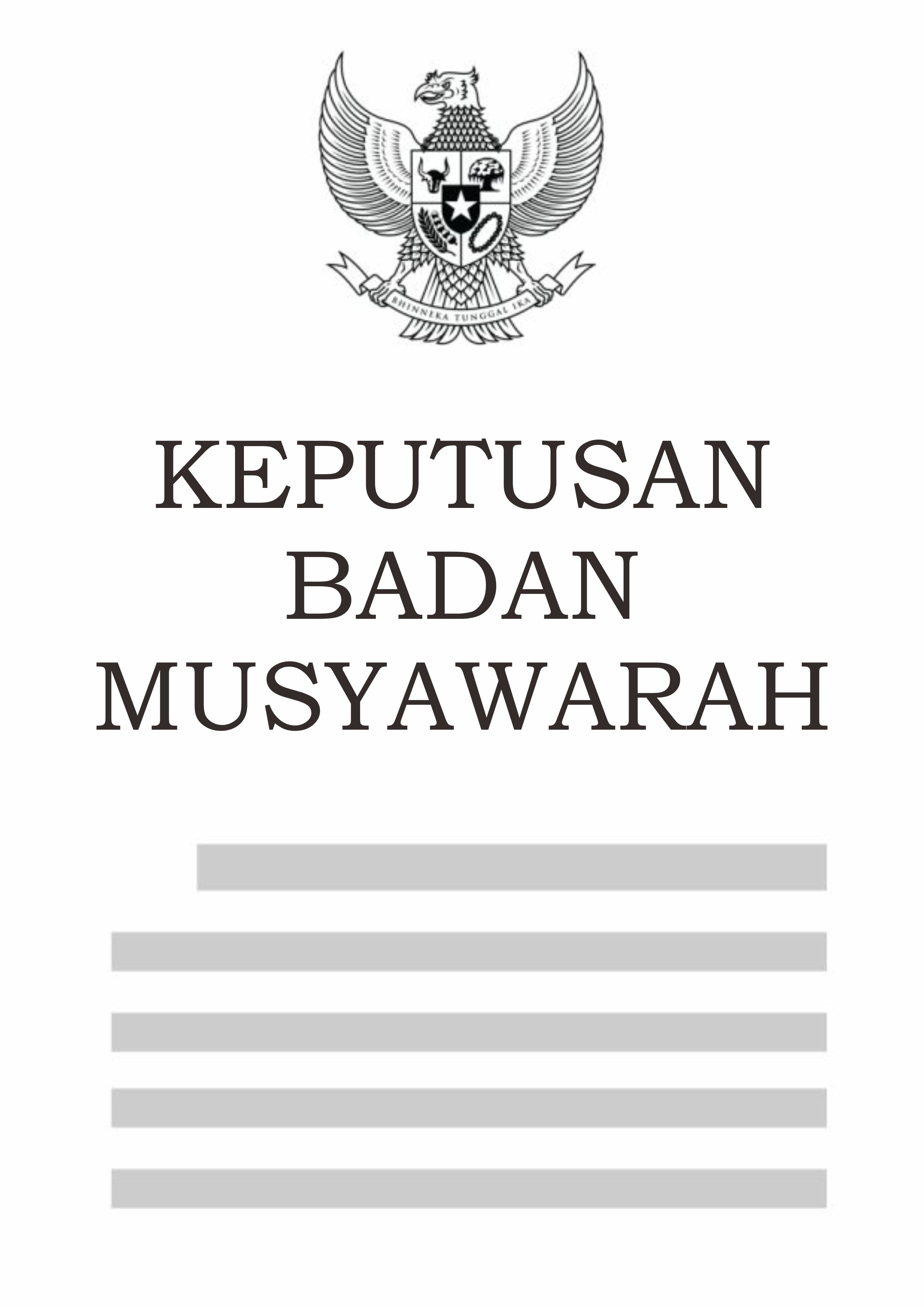 Keputusan Badan Musyawarah DPRD Kabupaten Kebumen Nomor 100.1.4.2/9 Tahun 2026 tentang Jadwal Acara DPRD Kabupaten Kebumen Bulan Juli 2026